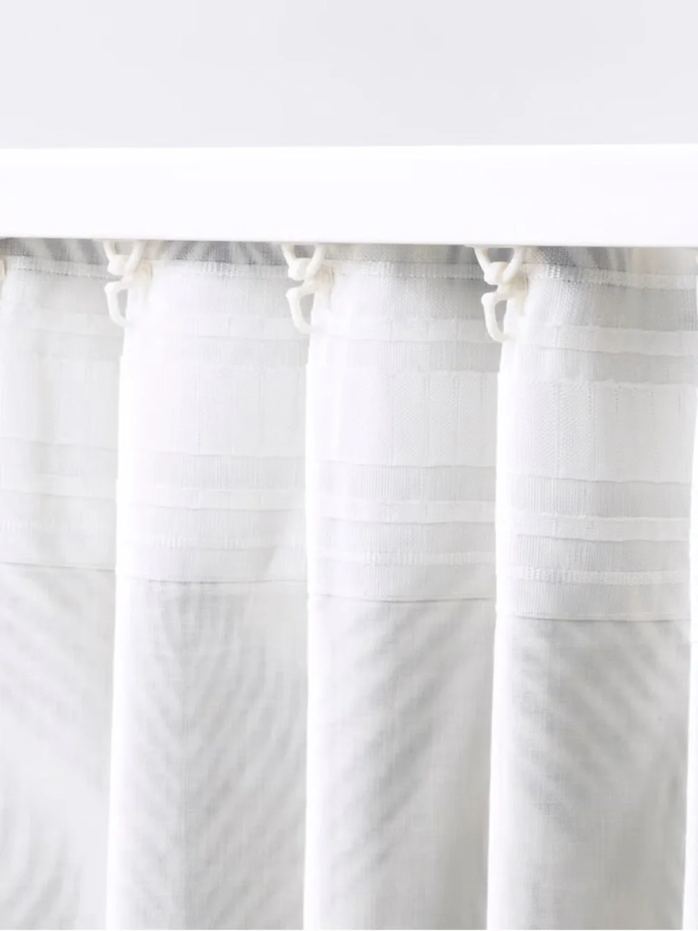 IKEA FJÄDERKLINT  Leaf Curtain Panels Set of two 57”x93”